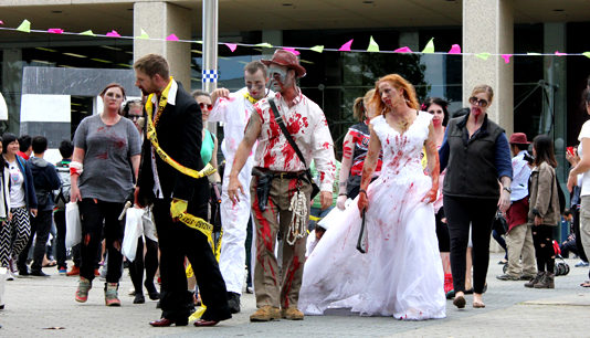 zombie walk Perth Australia