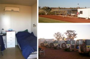 Logement dans les mines Australie