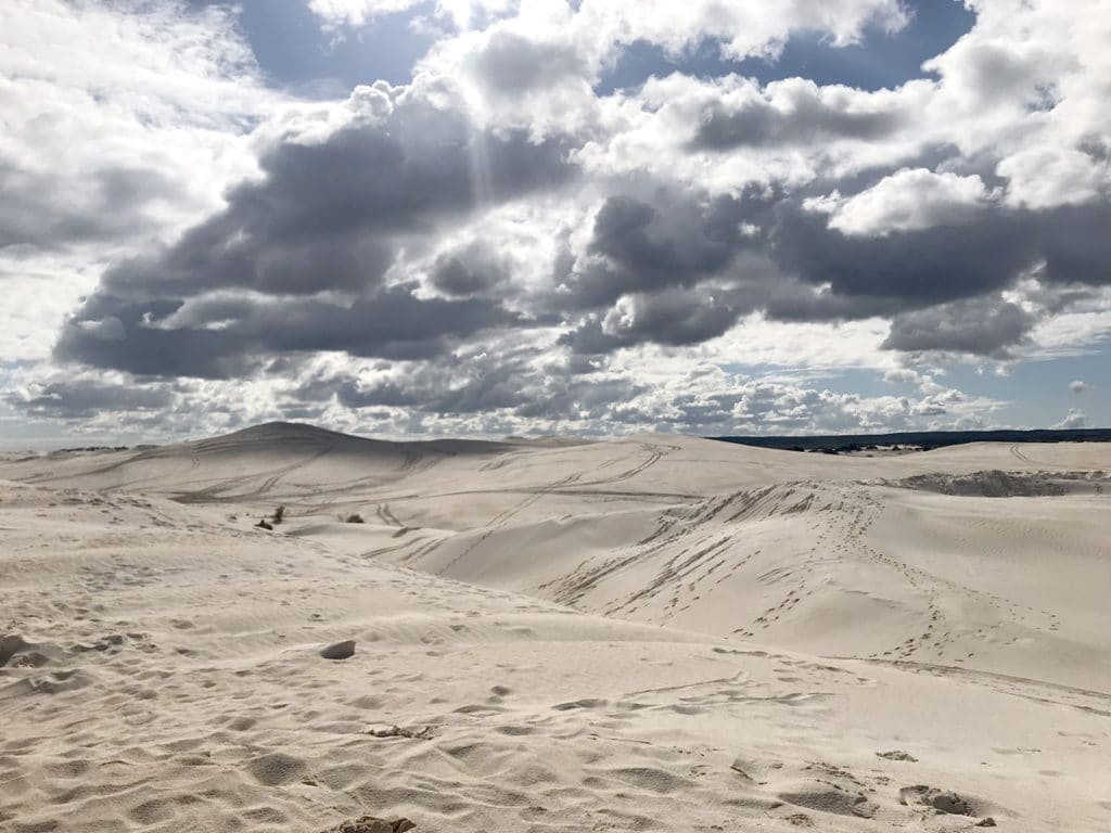 Dunes de sable en Australie