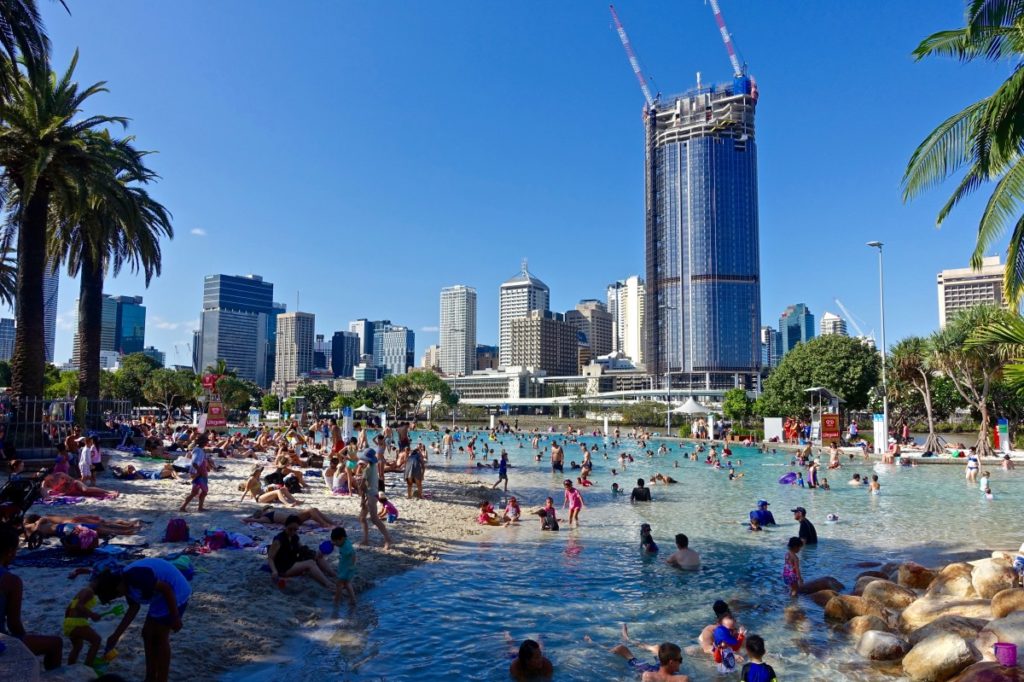 Visiter Brisbane et la plage artificielle de Street Beach
