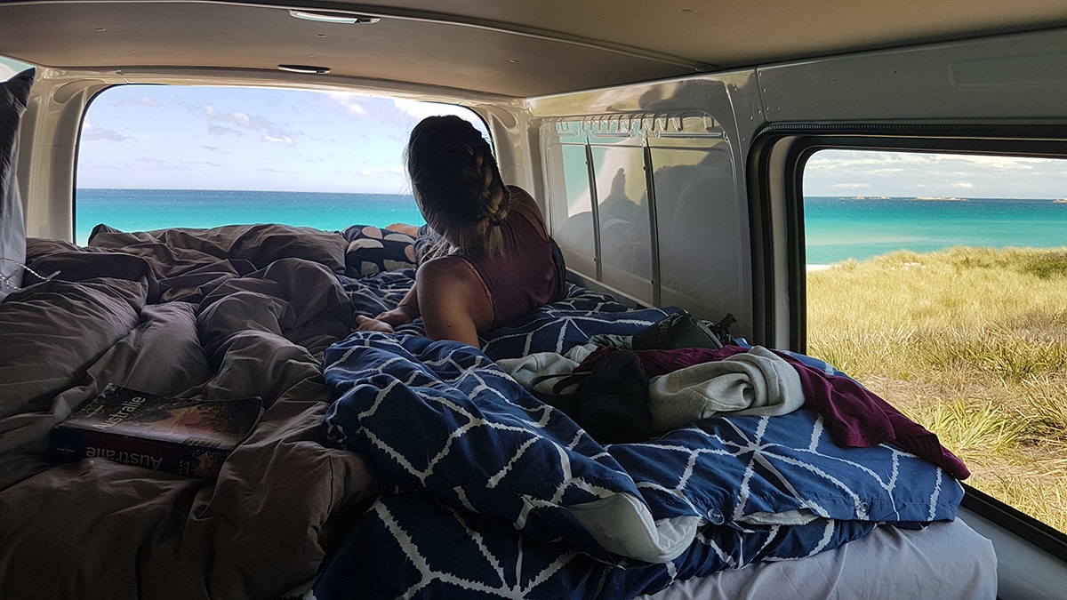 Road trip Australia - to Sleep in the van