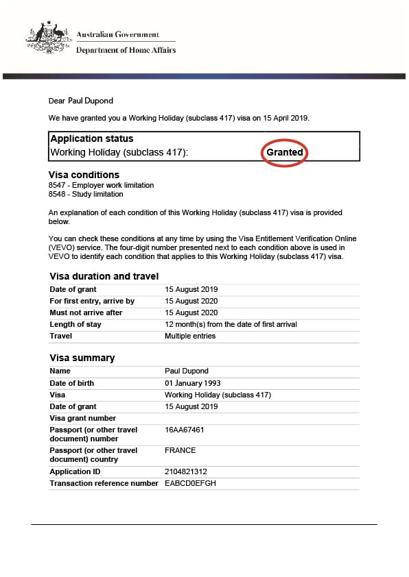 tutoriel whv australie