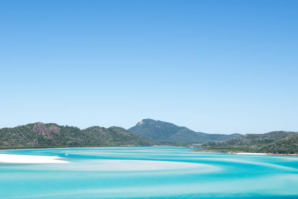 Whitsunday islands Whitehaven beach in australien