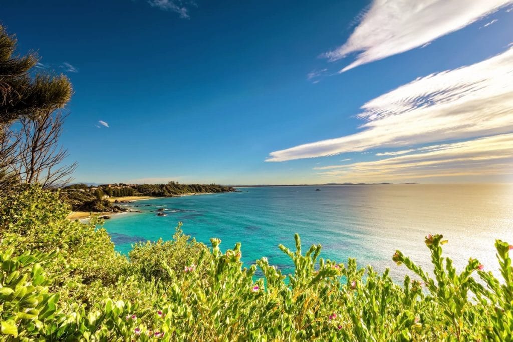 Port Macquarie strand in Australien