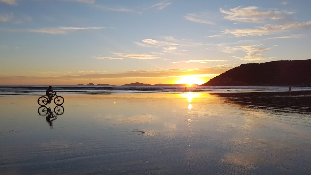 Coucher de soleil sur l'une des plages du Wilsons Promontory National Park 