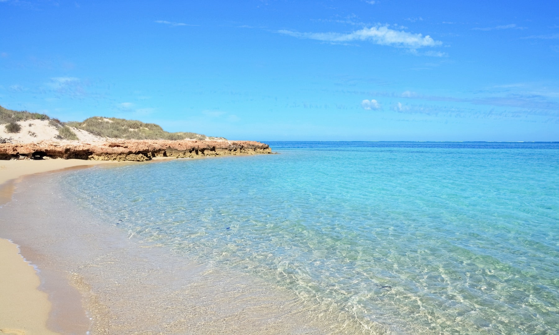 plage de exmouth en australie 